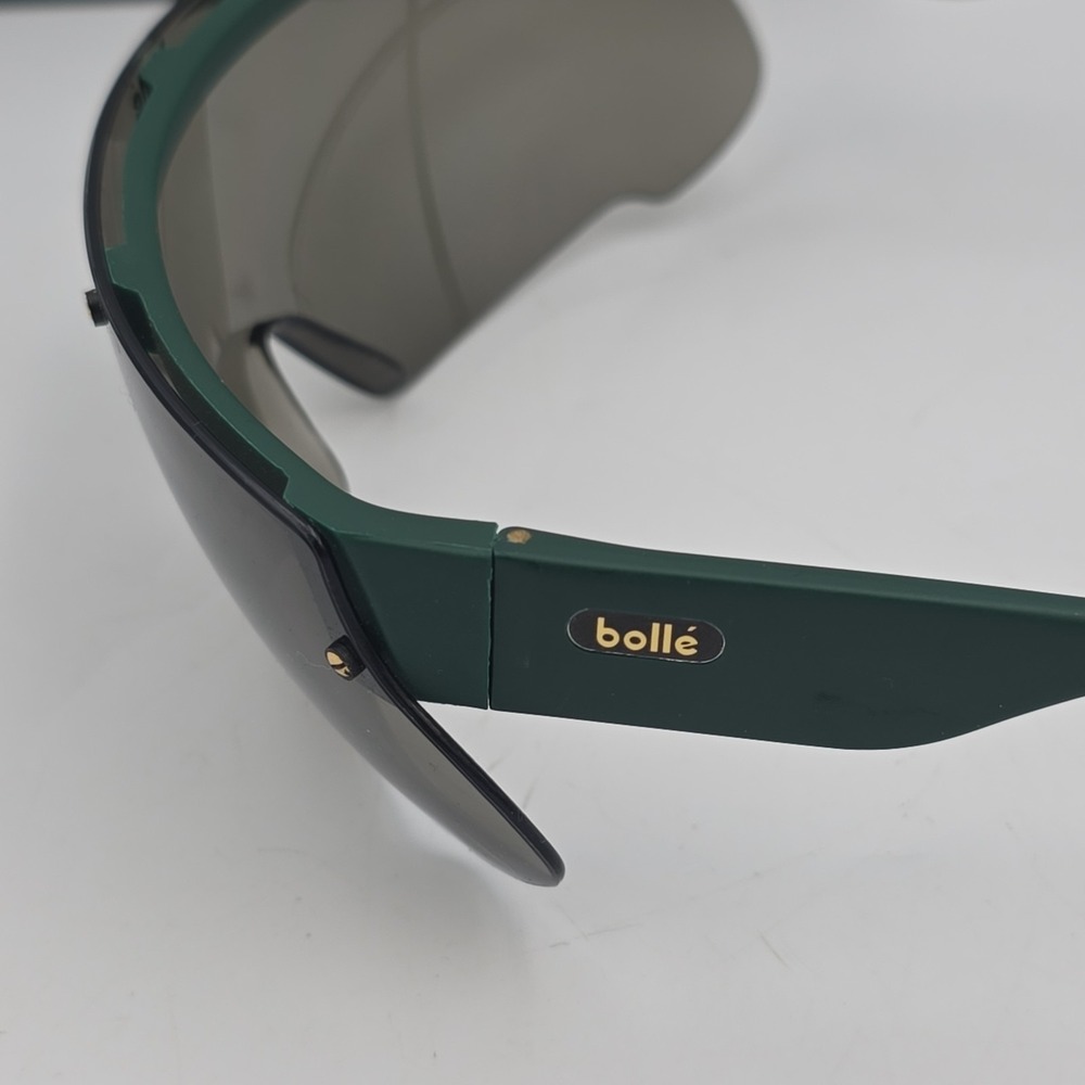 RARE Vintage Bolle Eagle Vision Sunglasses Jaguar Green Frames With Case - Picture 3 of 10